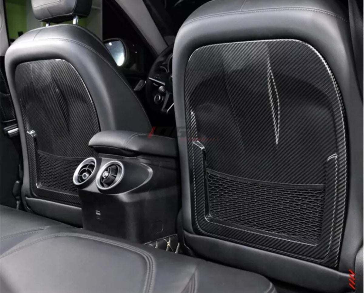 Real Carbon Fiber Back Seat Cover for Giulia and Stelvio – JUSTQV