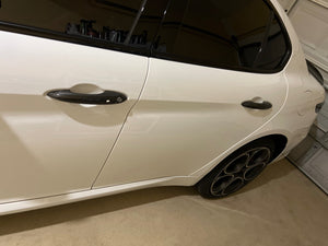 Real Carbon Fiber Door Handle Trims/Covers For Alfa Romeo Giulia & Stelvio