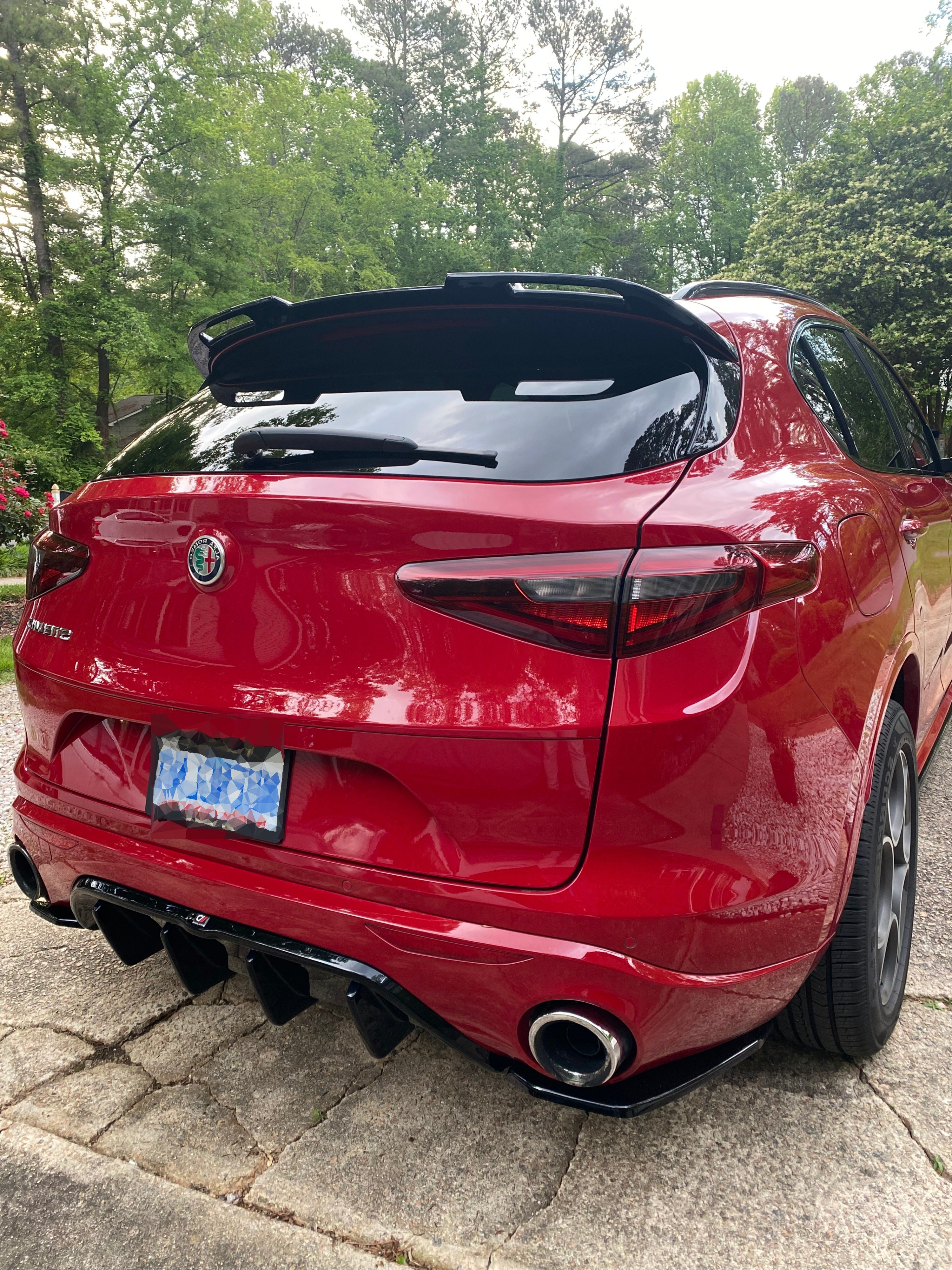 Boot Lip Spoiler VTR Alfa Romeo Stelvio