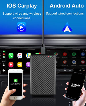 WIRELESS CAR PLAY FOR APPLE & ANDROID ALL IN 1 DEVICE - Plug and Play, WiFi ** 3 IN 1