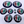 EMBLEMS SET - FOR ALL ALFA ROMEO MODELS - GIULIA, STELVIO, GIULIETTA, TONALE, BRERA, 159