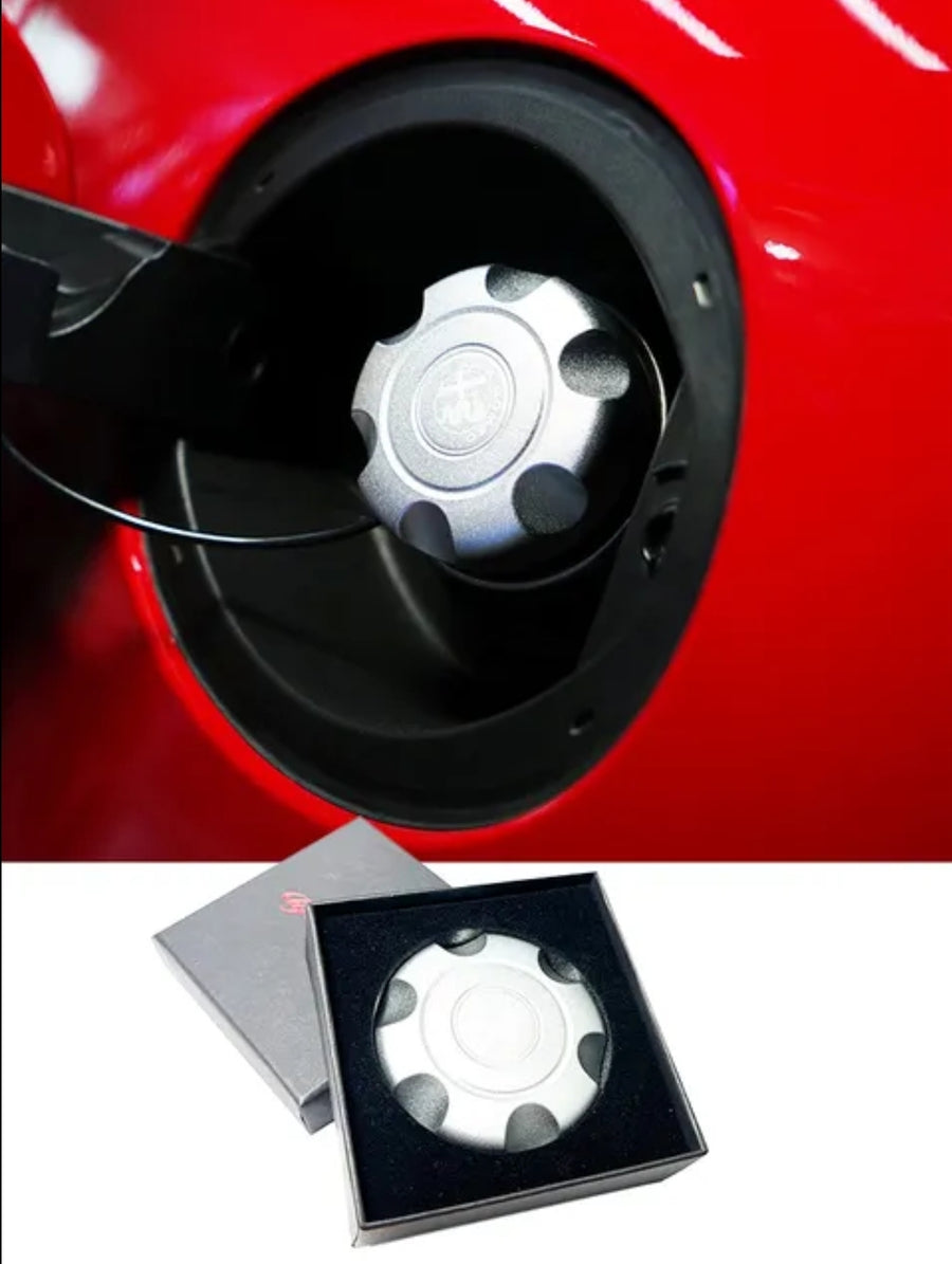 Aluminium Fuel Cover/Cap for Giulia, Stelvio, Tonale, Giulietta, 4C