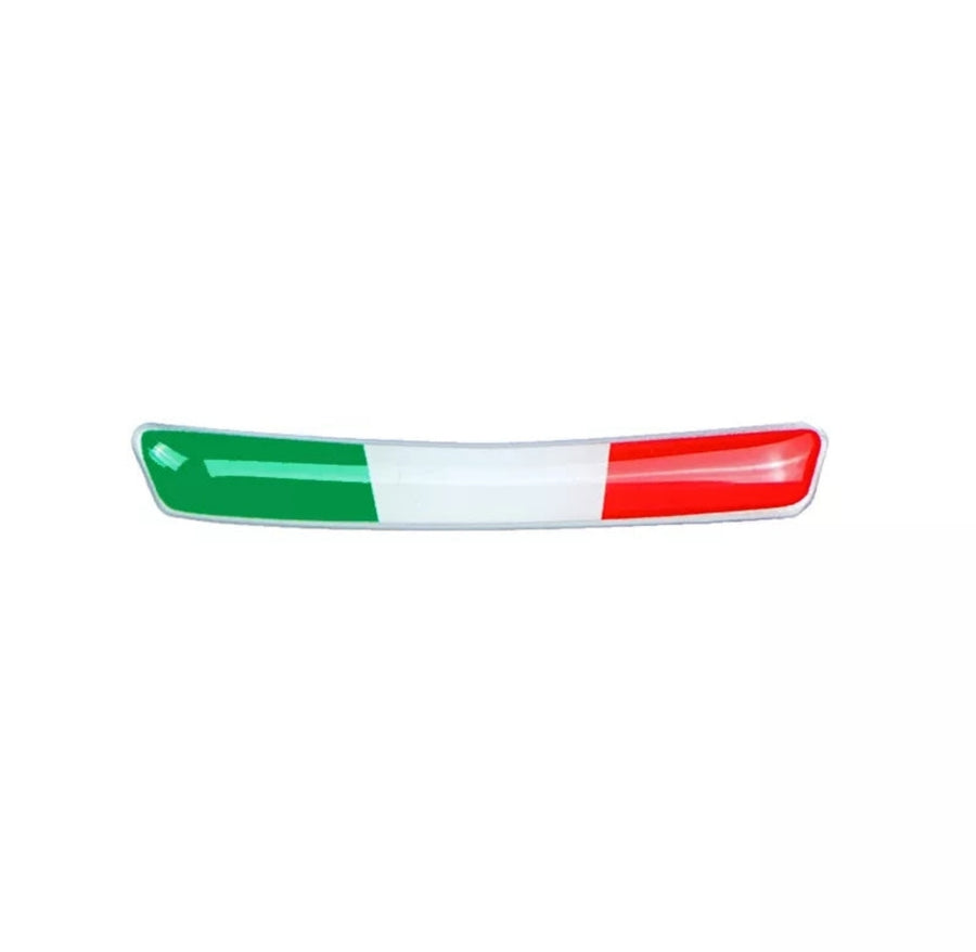 1 x Italian Kit Flag Emblem Decoration 3D Sticker for Alfa Romeo Giulia & Stelvio Switch Knob