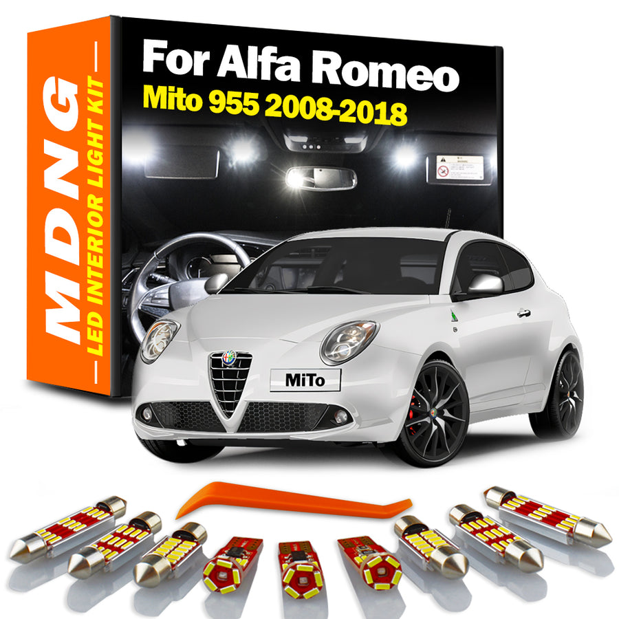 Alfa Romeo MiTo LED Canbus Vehicle Bulbs Interior