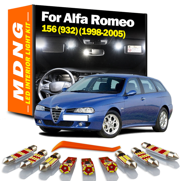 Alfa Romeo 156 LED Canbus Vehicle Bulbs Interior