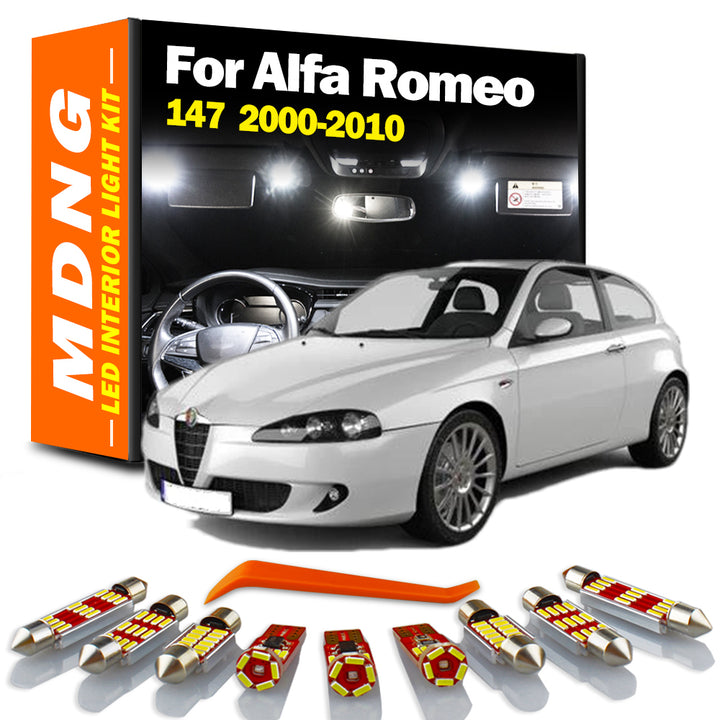 Alfa Romeo 147 LED Canbus Vehicle Bulbs Interior