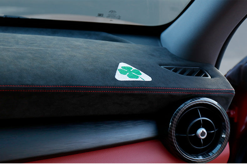 Alcantara Dashboard / Door panel cover for Alfa Romeo Giulia & Alfa Ro –  JUSTQV™ • Automotive Brand •