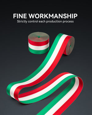 TRICOLORE SEAT BELTS / HARNESS STRAPS - ITALY