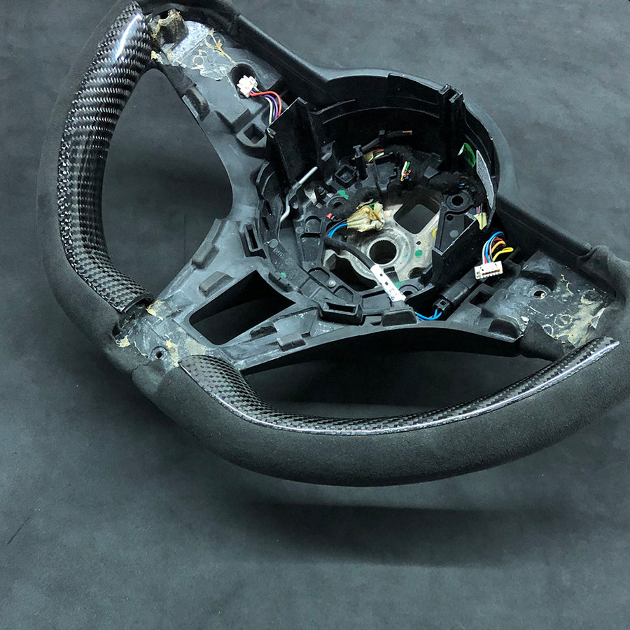 Real Carbon Fiber + Alcantara Steering Wheel for Alfa Romeo Giulia & Stelvio