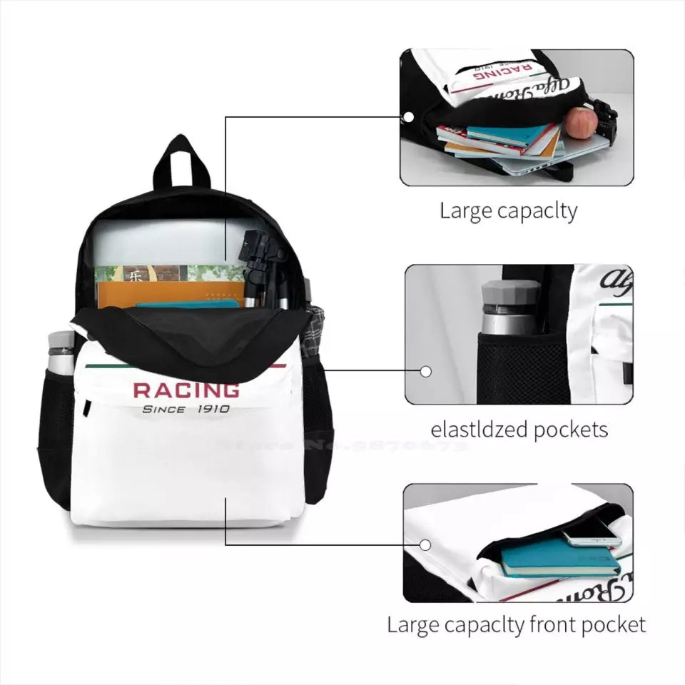 JDM Japan Style Bride Bag Car Racing Fabric Sabelt Strap School Backpack  Car Canvas Back Pack Universal Bag - AliExpress