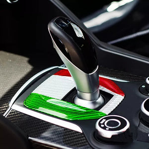 Real Carbon Center Console Trim for Alfa Romeo Giulia and Stelvio