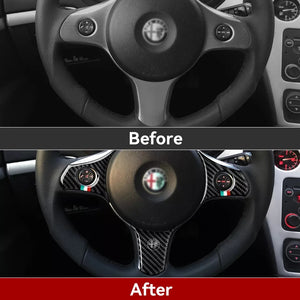 Alfa Romeo 159, Brera, Spider Carbon Fiber Look Steering Wheel Trim