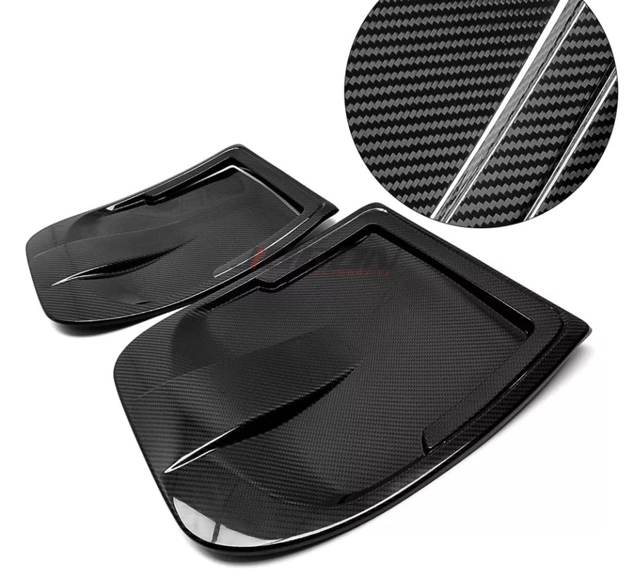 Real Carbon Fiber Back Seat Cover for Giulia and Stelvio