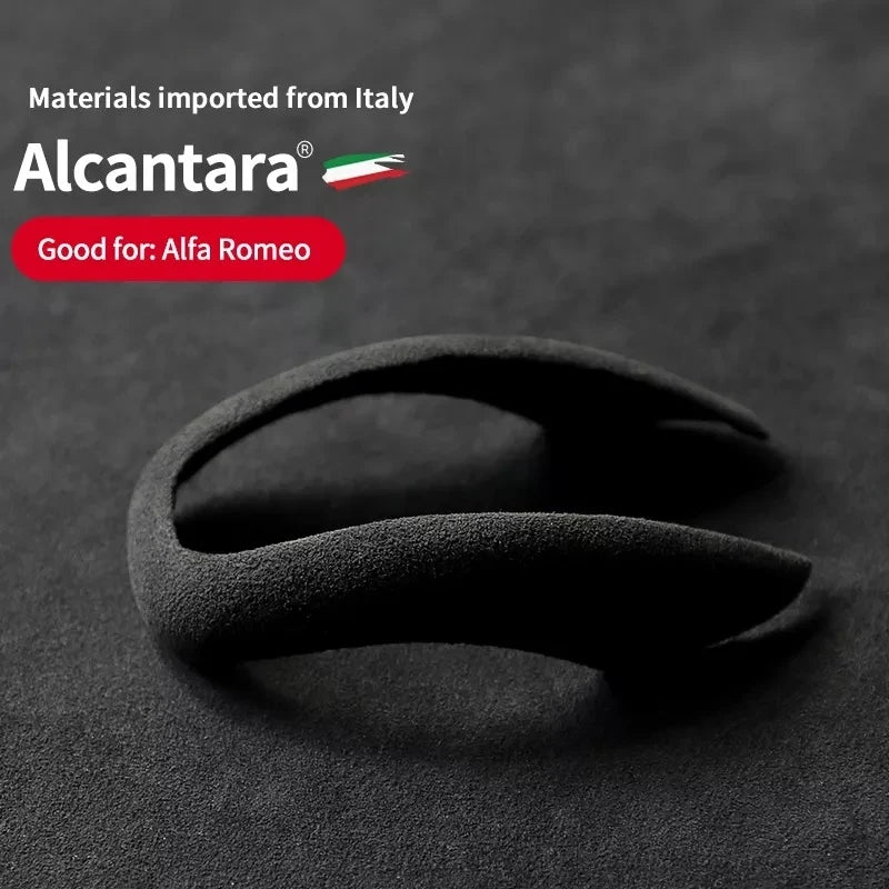 Alcantara Gear Shift Knob Cover for Alfa Romeo Giulia & Stelvio