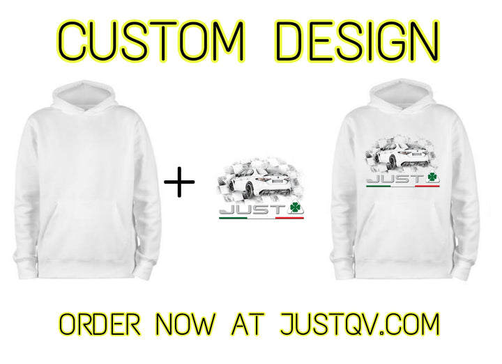 JUSTQV HOODIE CUSTOM WITH YOUR PHOTO