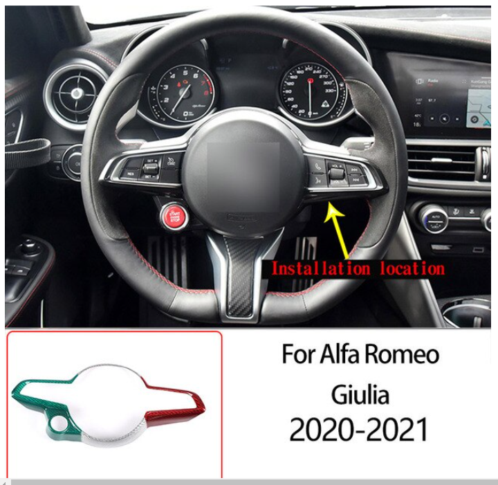 Kaufe Carbon Faser Stil Für Alfa Romeo Giulia Stelvio 2016 2017