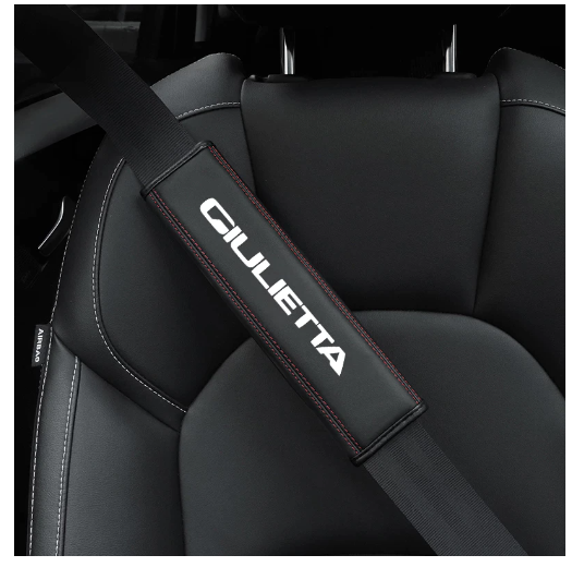 2 Pièces Voiture Protège Ceinture de Sécurité, pour Alfa Romeo Giulia  Rembourrage Ceinture Sécurité Confort Épaules Protection Pads Intérieur