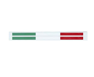 Steering wheel paddle shifters sticker - italian flag