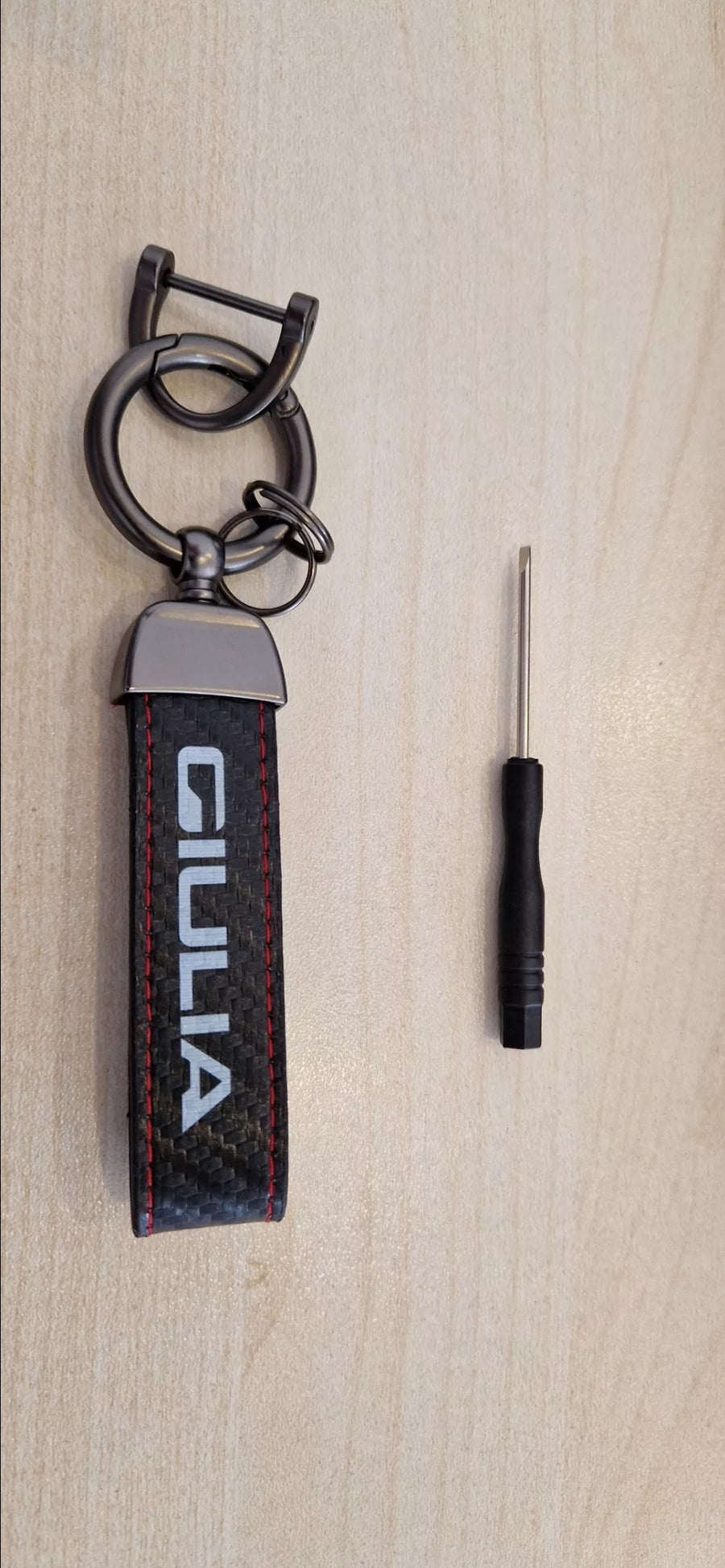 CARBON LOOK KEYCHAIN