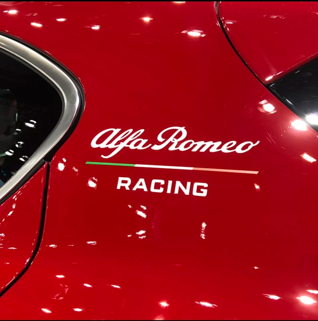 ALFA ROMEO RACING STICKERS – JUSTQV™ • Automotive Brand •